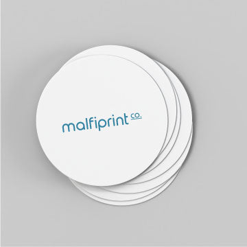 Custom printed coasters in bulk with personalized branding